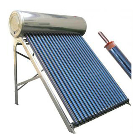 2m2 Rooftop Biru Dilapisi Plate Panel Datar Pemanas Air Energi Surya